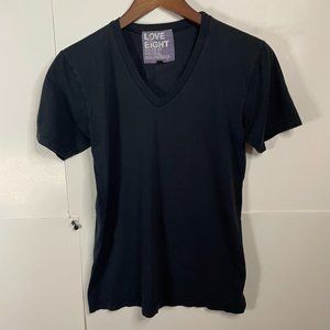 Love & Eight Surround Yourself With Love Tee Shirt  Black Size Small Made in USA